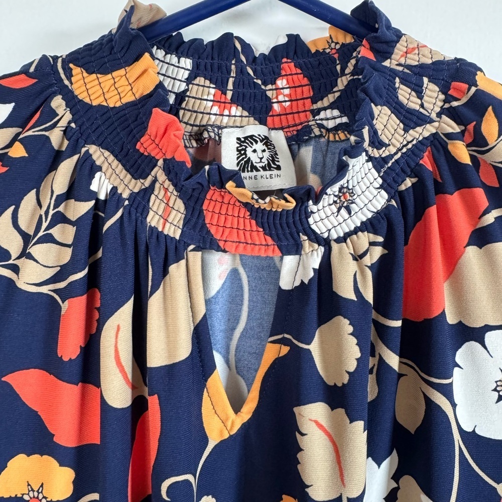 Anne Klein Floral Print Blouse - Picture 3 of 3